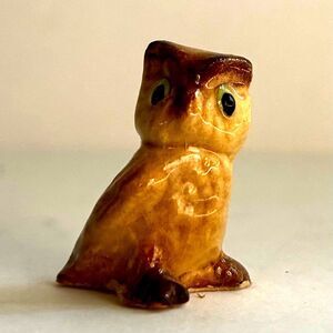 Hagen Renaker Brown Owl Retired Figurine Miniature Vintage
